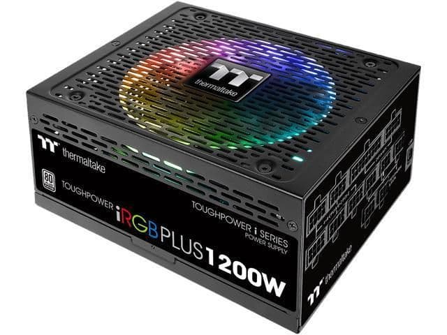 Thermaltake Toughpower iRGB PLUS Black 1200W Fully Modular 80+ Platinum Certified image