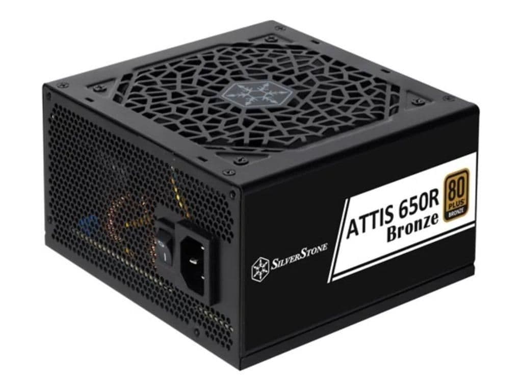 Silverstone ATTIS 650R Black ATX 650W Non-Modular 80+ Bronze Certified image