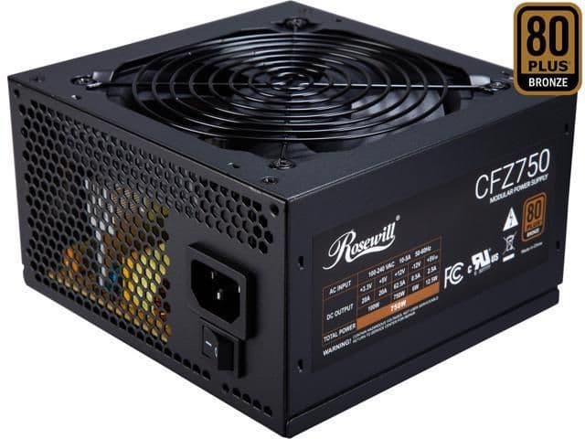 Rosewill CFZ Black 750W Semi-Modular 80+ Bronze Certified ATX main image
