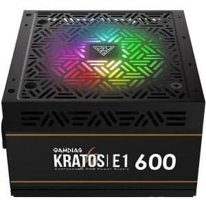 GAMDIAS KRATOS E1 Black 600W Non-Modular 80+ Certified main image