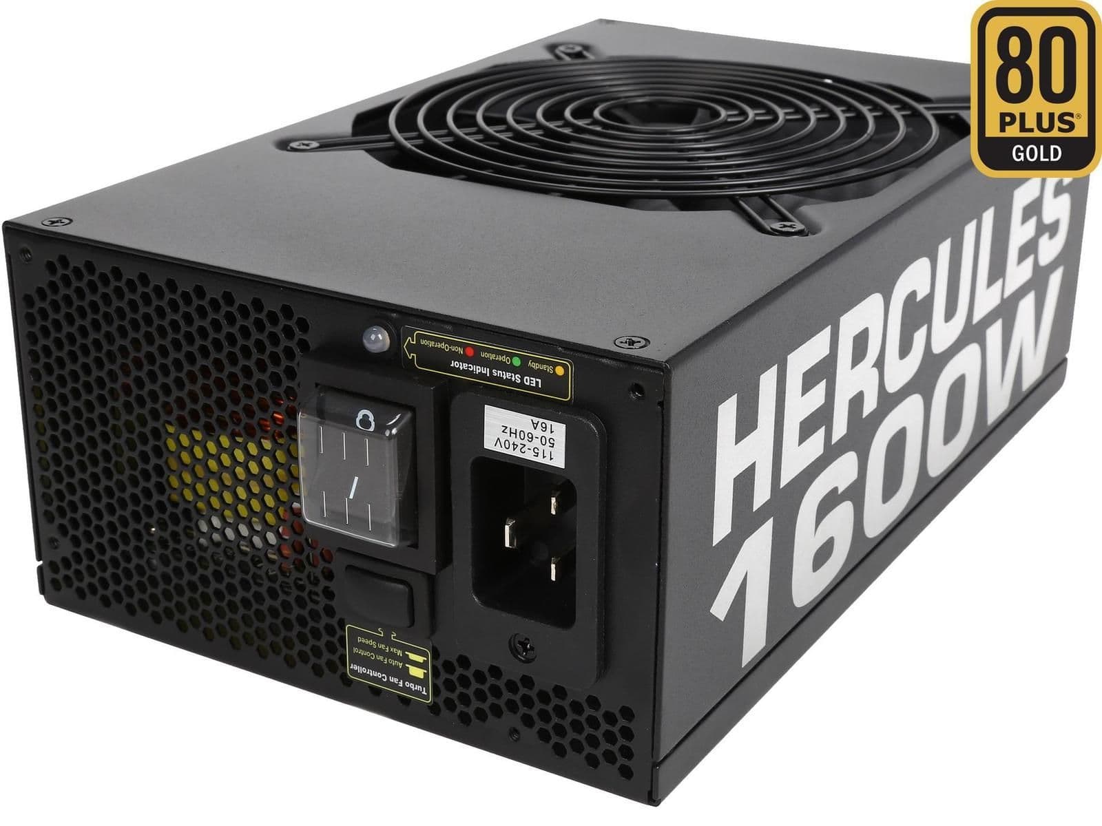 Rosewill HERCULES-1600S ATX 1600W Semi-Modular 80+ Gold Certified image