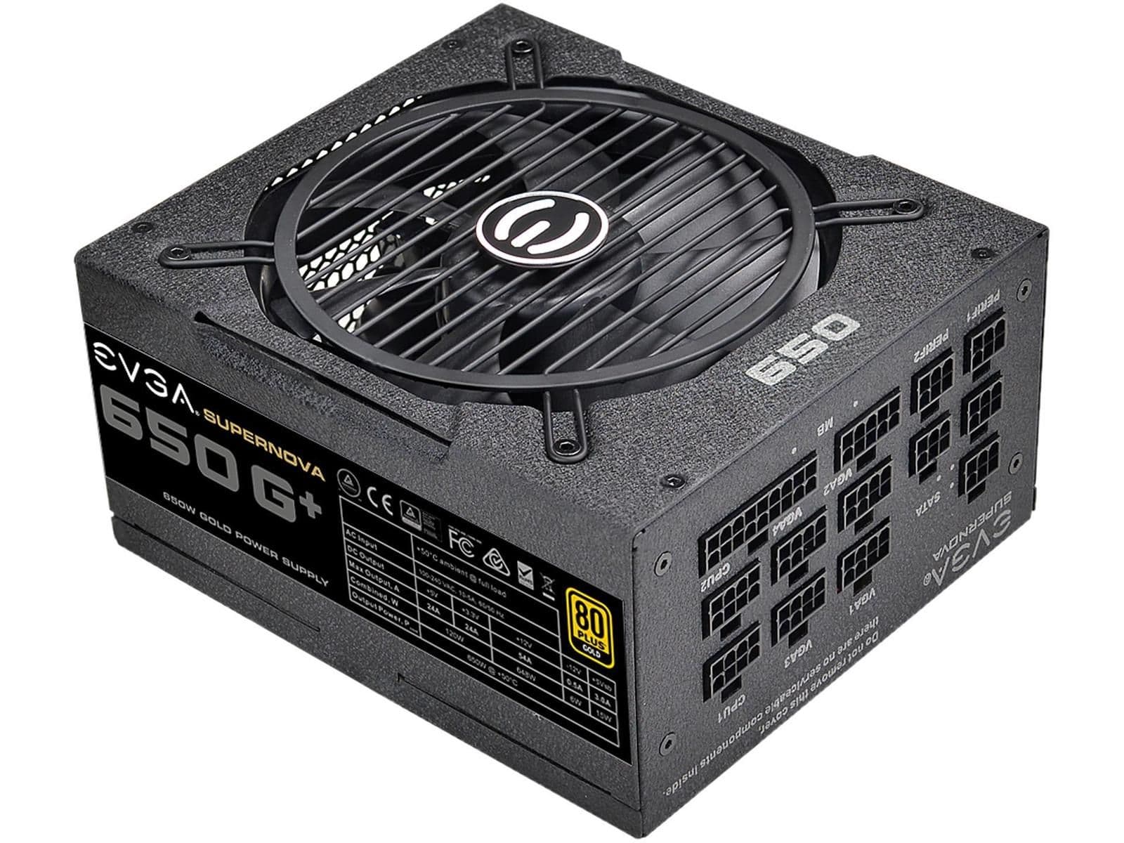 EVGA SuperNOVA 650 G+ 650W Fully Modular 80+ Gold image