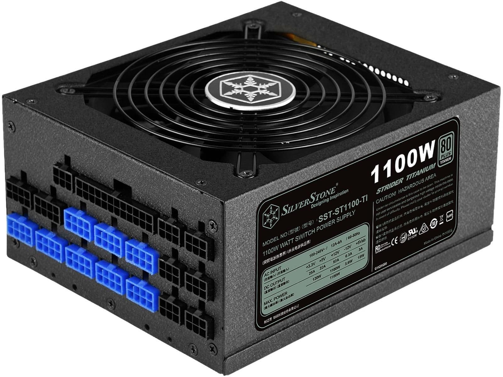 Silverstone Strider Titanium 1100W Fully Modular 80+ Titanium Certified ATX image