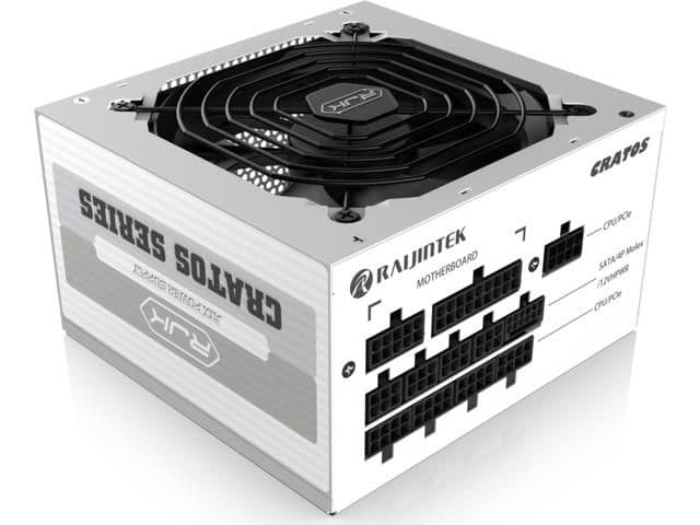 RAIJINTEK CRATOS White 1000W Fully Modular 80+ Gold main image