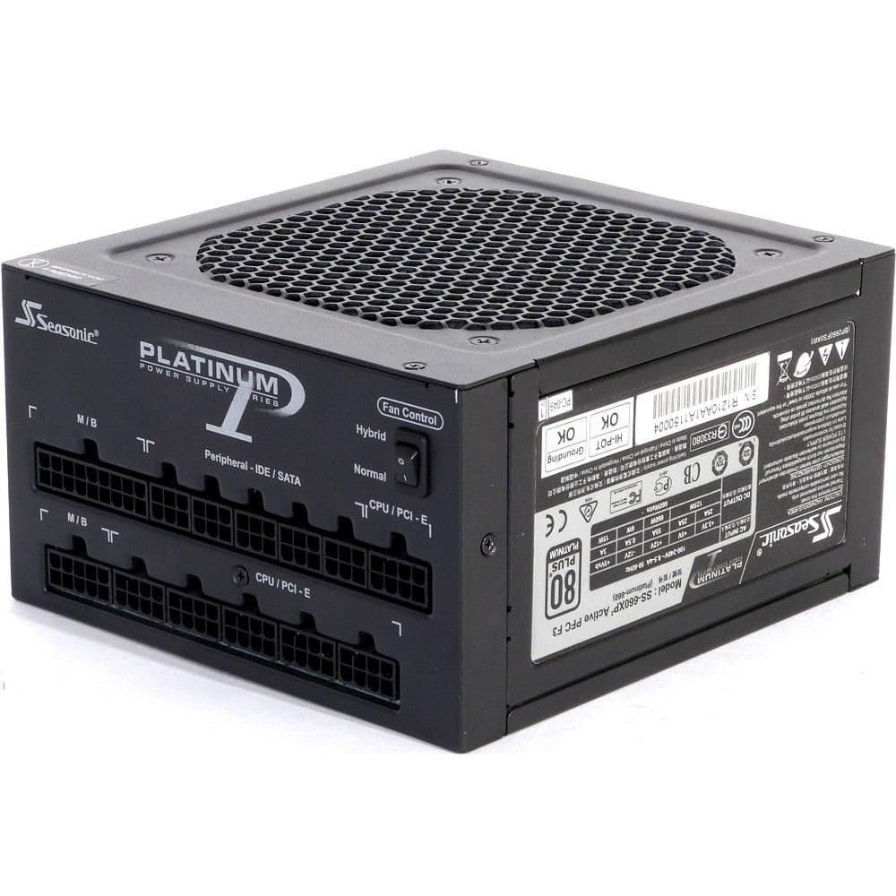 SeaSonic Platinum 660W 80+ Platinum Fully Modular image