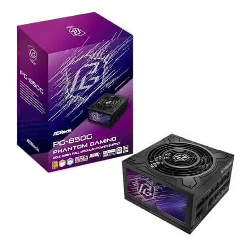 ASRock Phantom Gaming PG-850G Black 850W Fully Modular 80+ Gold main image