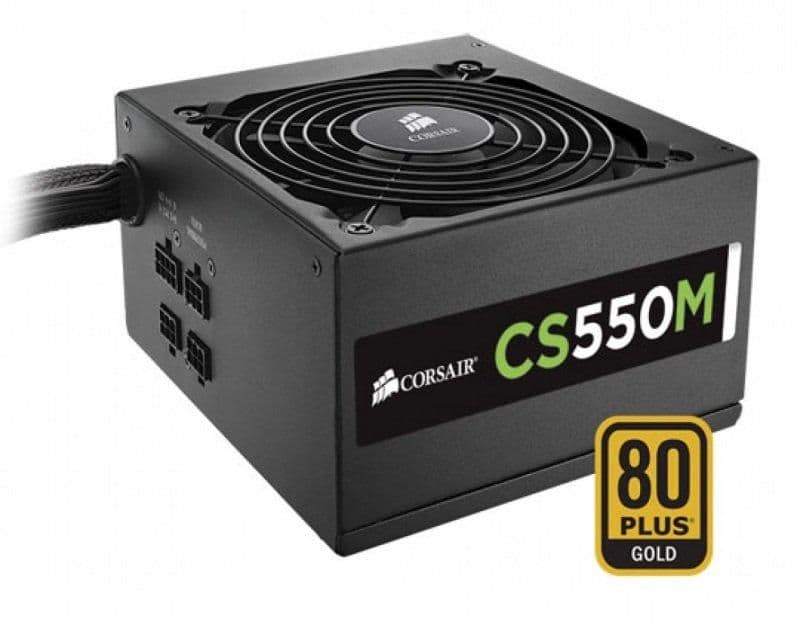 Corsair CS550M ATX 550W Semi-Modular 80+ Gold Certified image