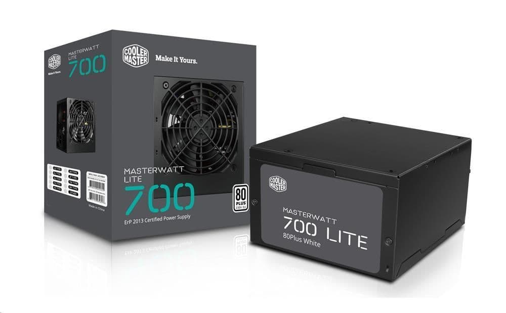 Cooler Master 700W MasterWatt Lite 230V ATX 700W Non-Modular 80+ Certified image