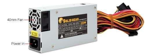Solid Gear SDGR-FLEX220 Silver Flex ATX 220W Non-Modular main image