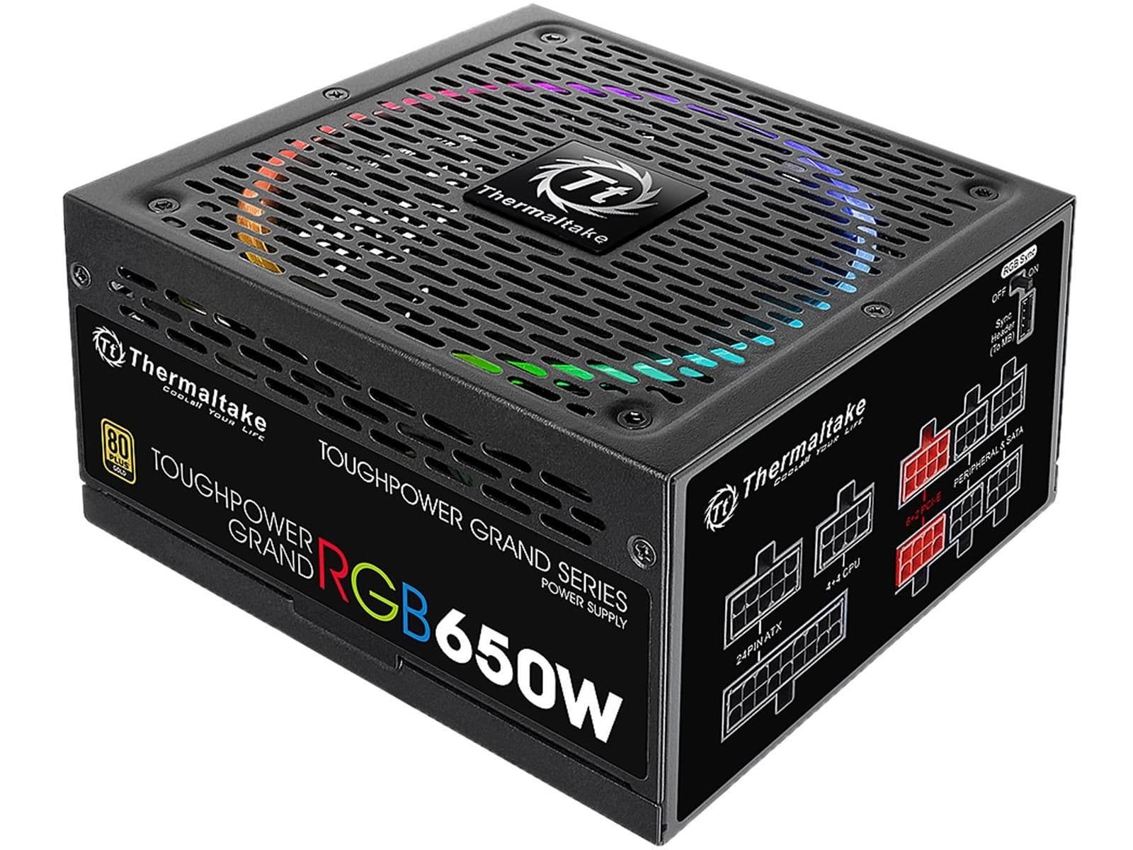 Thermaltake Toughpower Grand RGB 650 SE Black 650W Fully Modular 80+ Gold Certified main image