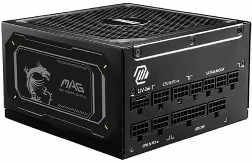 MSI MAG A-GL PCIE5 II Black 1000W Fully Modular 80+ Gold image