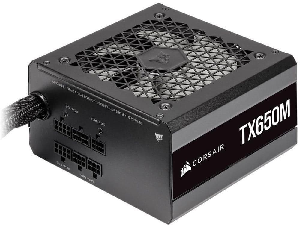 Corsair TX650M Black 650W Semi-Modular ATX 80+ Gold Certified image