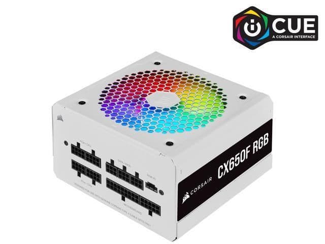 Corsair CX650F White / Black 650W Fully Modular 80+ Bronze Certified main image