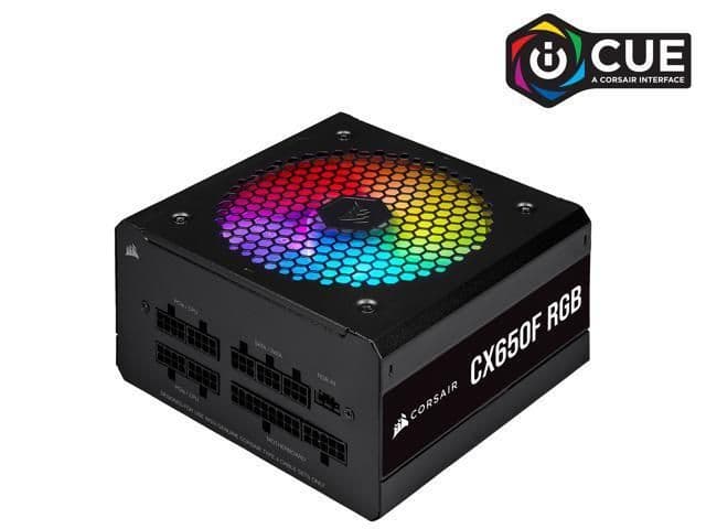 Corsair CX650F Black ATX 650W Fully Modular 80+ Bronze Certified image