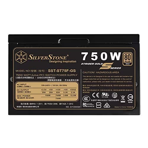 Silverstone ST75F-GS-V3 Black 750W Fully Modular 80+ Gold main image