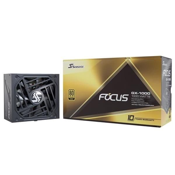 SeaSonic FOCUS GX-1000 Black ATX 3.0 ATX 1000W Fully Modular 80+ Gold Certified main image