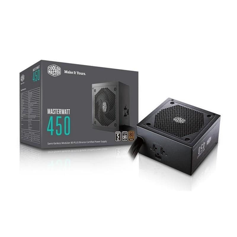 Cooler Master MasterWatt ATX 450W Semi-Modular 80+ Bronze Certified image
