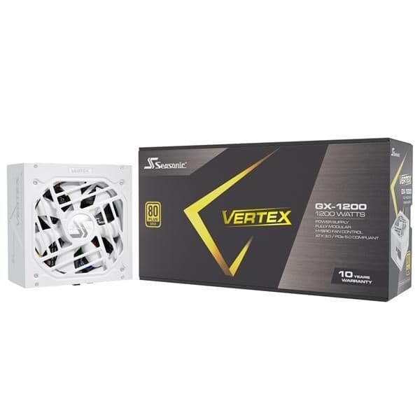 SeaSonic VERTEX GX White 1200W Fully Modular 80+ Gold Certified image