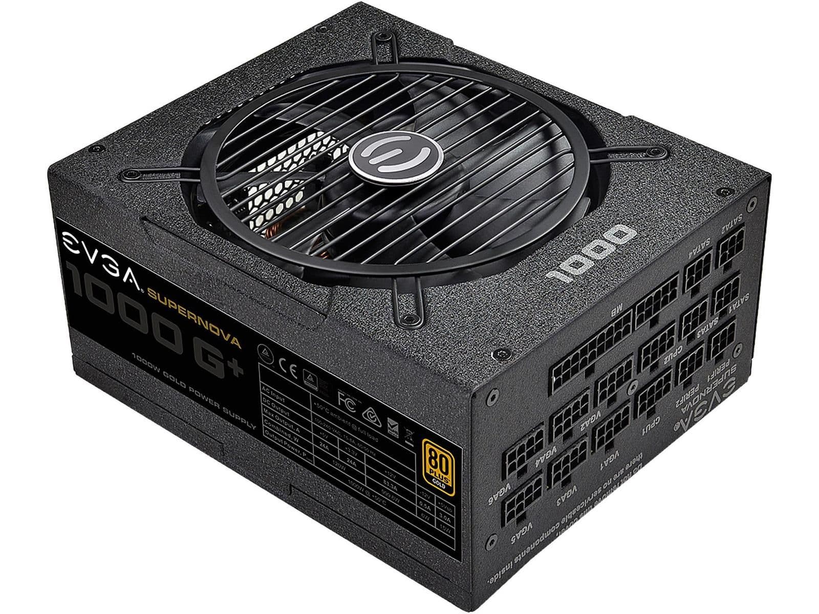 EVGA SuperNOVA 1000 G+ 1000W Fully Modular 80+ Gold Certified ATX image