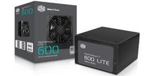 Cooler Master MasterWatt Lite Full Range ATX 600W Non-Modular 80+ Certified main image