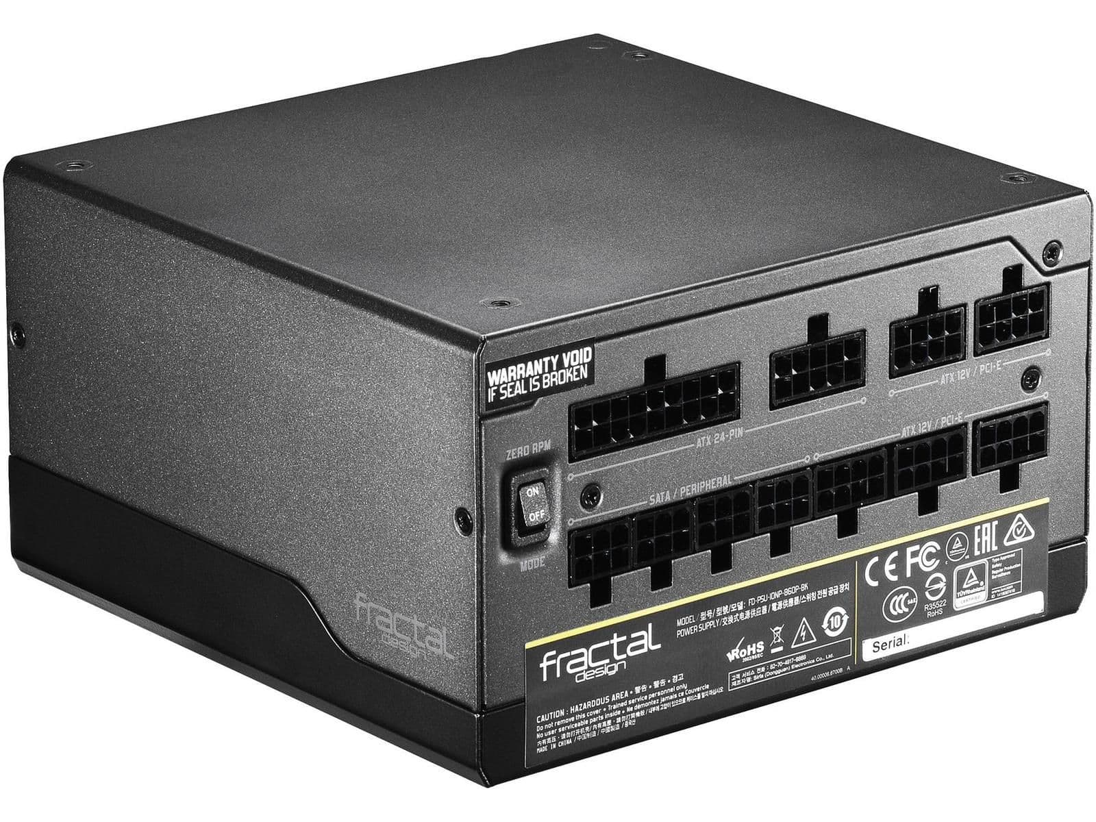 Fractal Design Ion+ 860P Black 860W Fully Modular 80+ Platinum Certified image