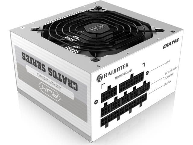 RAIJINTEK CRATOS White 850W Fully Modular 80+ Gold Certified ATX image
