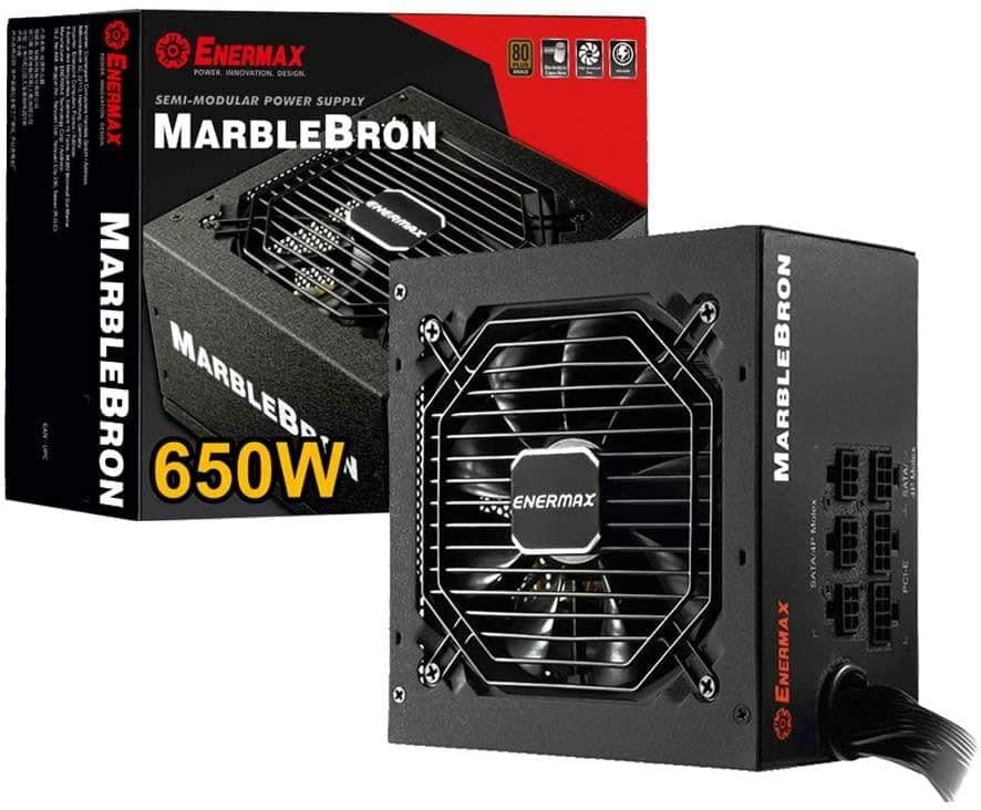 Enermax MarbleBron 650W Semi-Modular 80+ Bronze Certified image