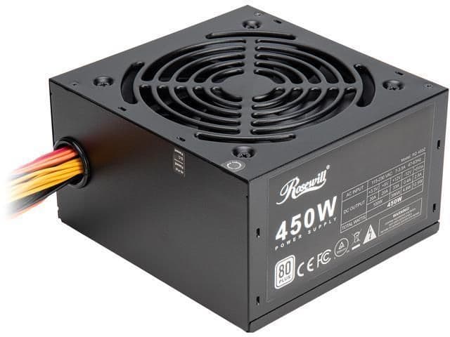 Rosewill RD-Z Black ATX 450W Non-Modular 80+ Certified image
