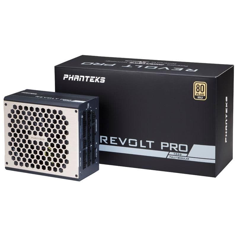 Phanteks Revolt Pro Silver / Black 1000W Fully Modular 80+ Gold Certified main image