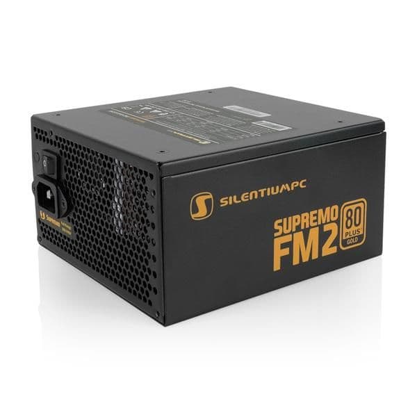 SilentiumPC Supremo FM2 Black 650W Fully Modular 80+ Gold ATX main image