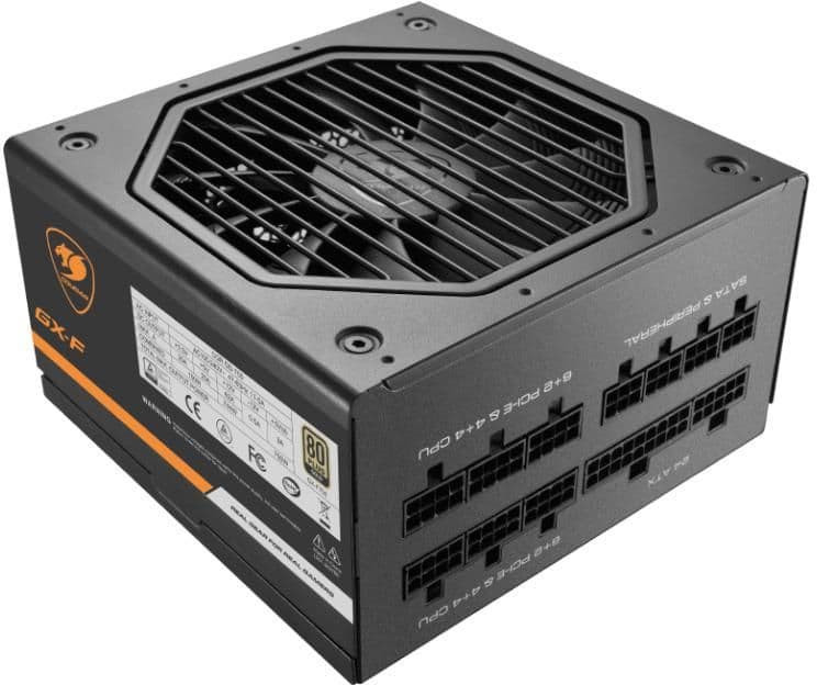 Cougar GX-F Black / Orange 650W Fully Modular 80+ Gold Certified image