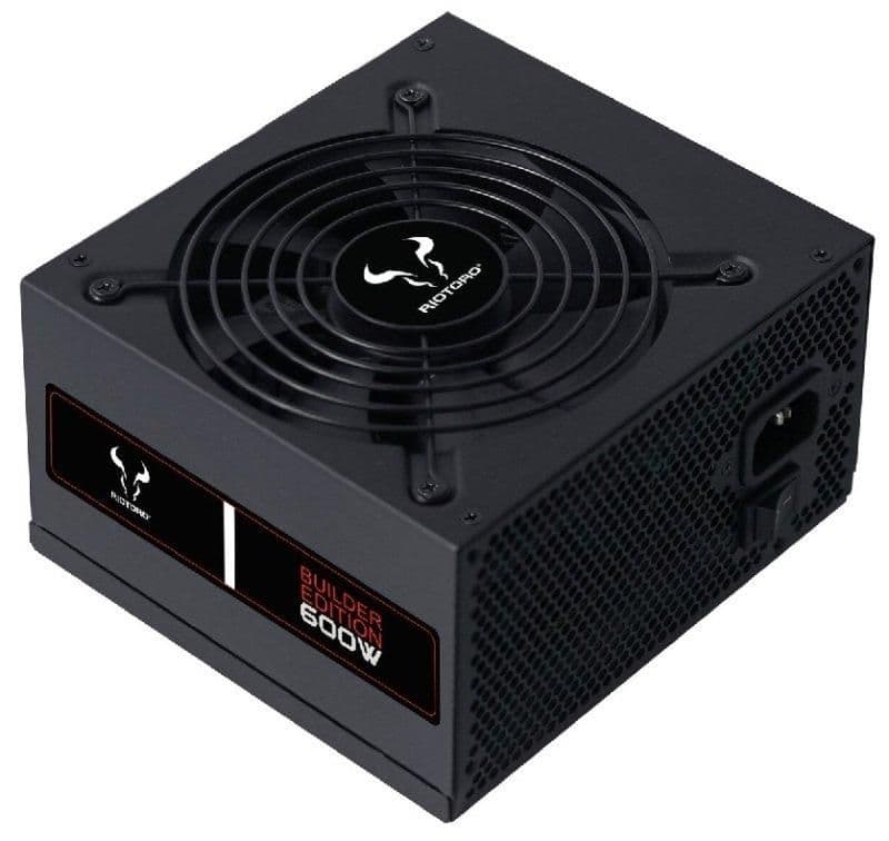 RIOTORO BUILDER Black / Red 600W Non-Modular 80+ main image