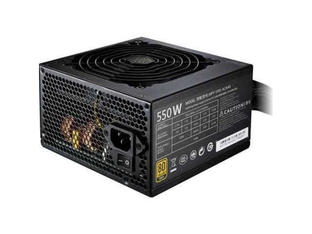 Cooler Master MWE Gold Black 550W Non-Modular 80+ Gold Certified ATX main image