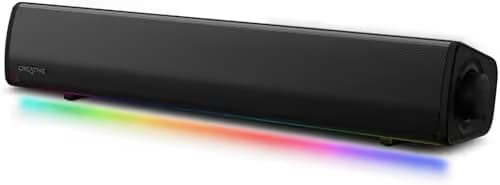 Creative Labs Sound Blaster GS3 Gaming RGB Soundbar - Black main image