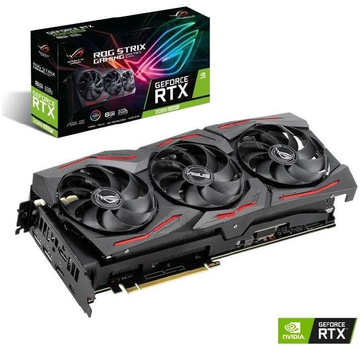Asus STRIX GAMING GeForce RTX 2080 SUPER 8GB GDDR6 Black image