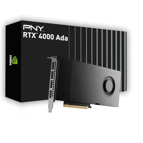 PNY RTX 4000 Ada Generation RTX 4000 Ada Generation 20GB GDDR6 Black image