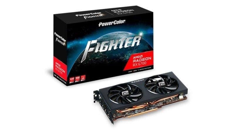 PowerColor Fighter Radeon RX 6700 10GB GDDR6 Black main image