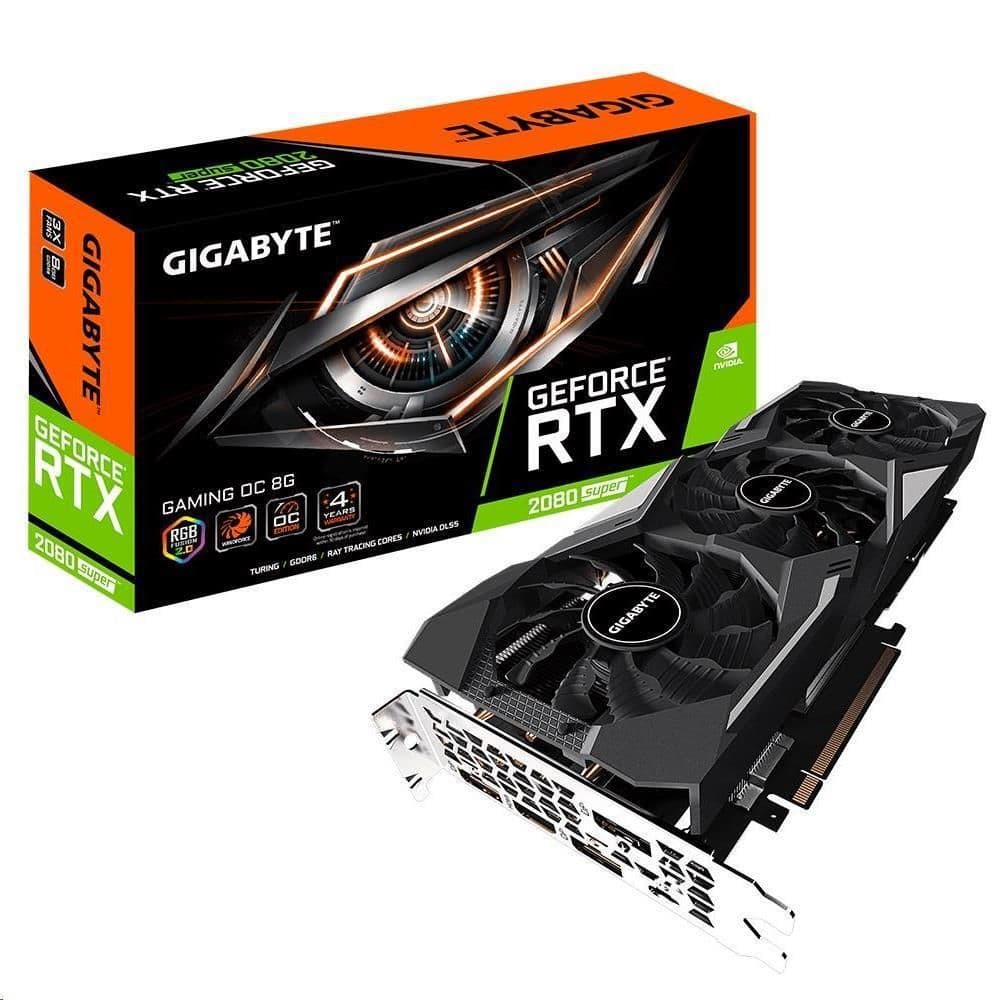 Gigabyte GAMING OC GeForce RTX 2080 SUPER 8GB GDDR6 Black / Silver main image