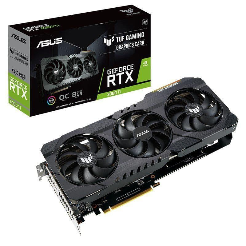 Asus TUF GAMING V2 GeForce RTX 3060 Ti LHR 8GB GDDR6 Black main image