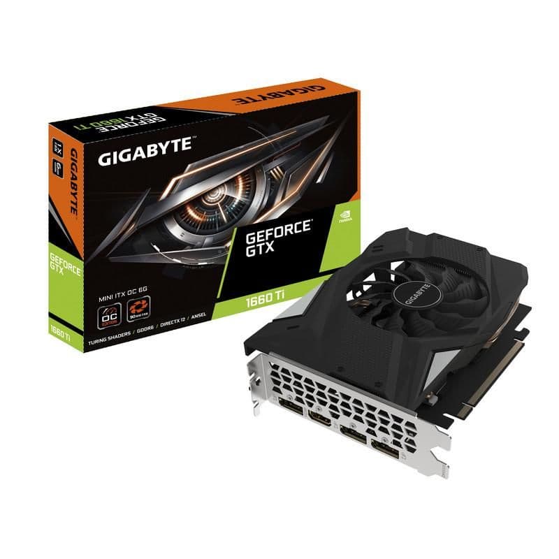 Gigabyte MINI ITX OC GeForce GTX 1660 Ti 6GB GDDR6 Black / Gray main image
