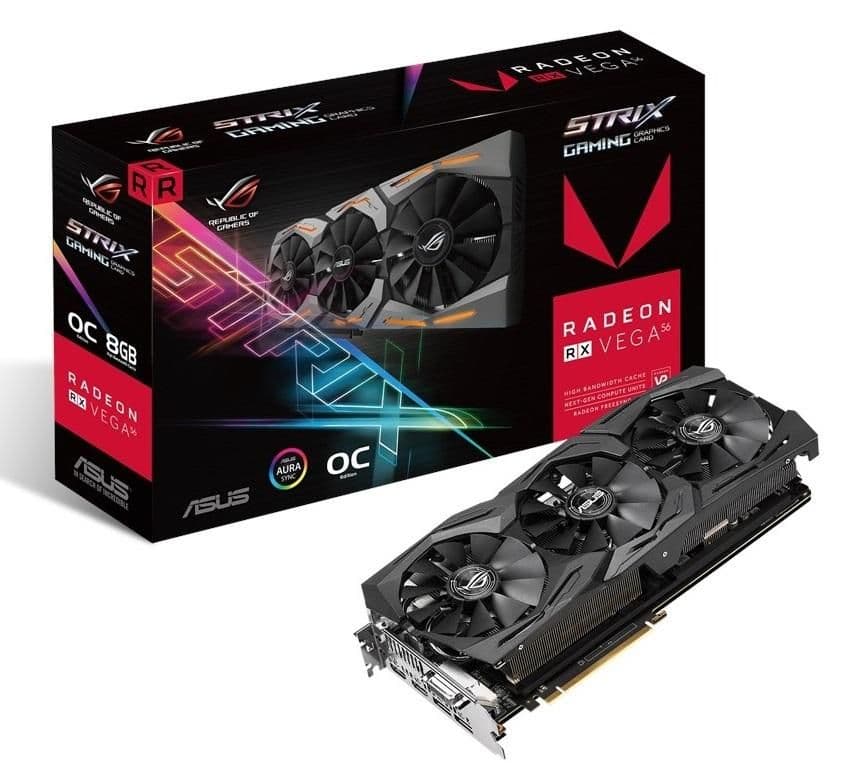 Asus ROG STRIX Radeon RX VEGA 56 8GB HBM2 main image