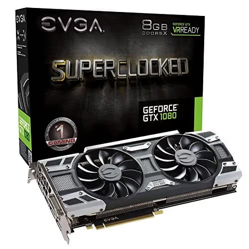 EVGA GeForce GTX 1080 SC GAMING ACX 3.0 8GB GDDR5X Black / Silver image
