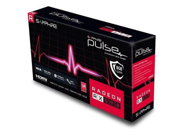 Sapphire PULSE Radeon RX 590 8GB GDDR5 Black / Silver image