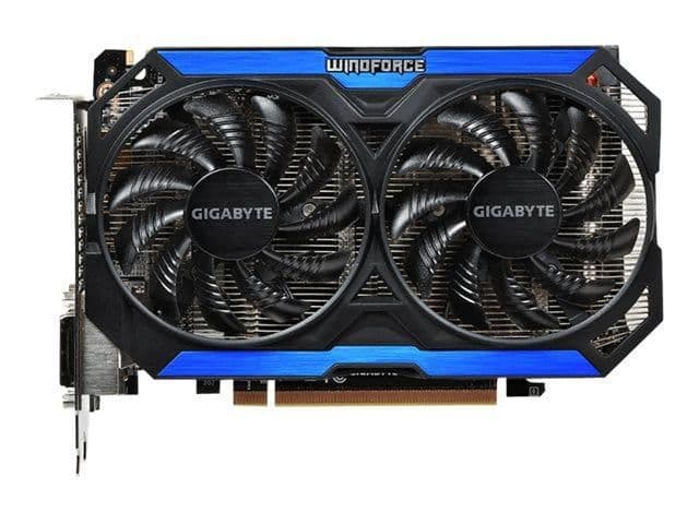 Gigabyte GV-N960OC-4GD GeForce GTX 960 4GB GDDR5 Black / Blue image