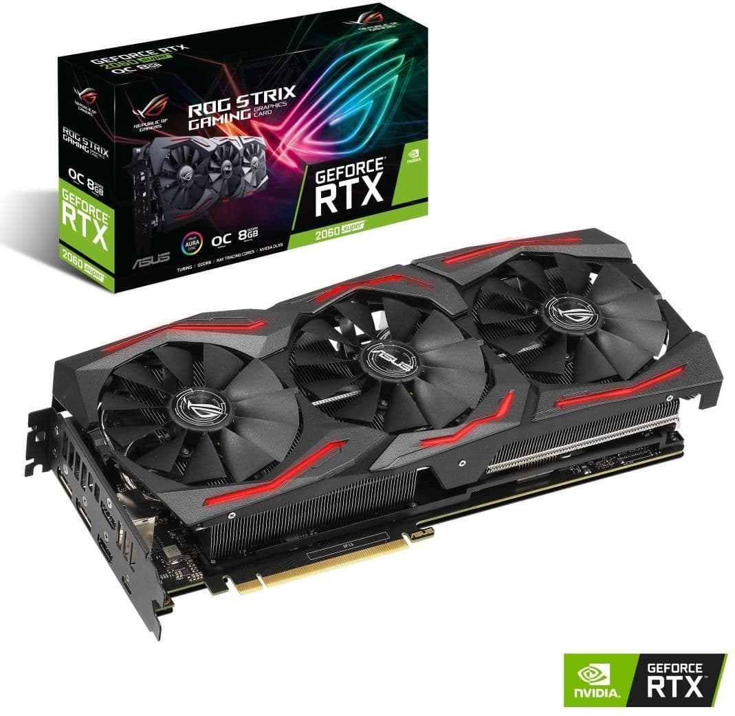 Asus STRIX GAMING OC GeForce RTX 2060 SUPER 8GB GDDR6 Black image