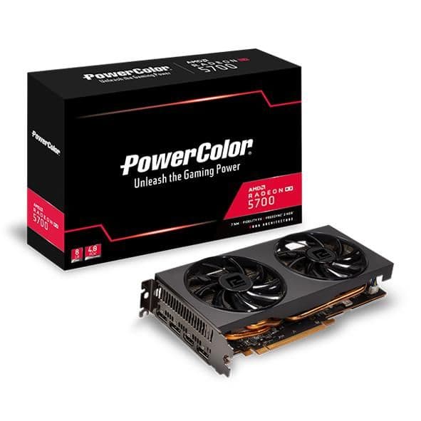 PowerColor AXRX 3DH/OC Radeon RX 5700 8GB GDDR6 Black image