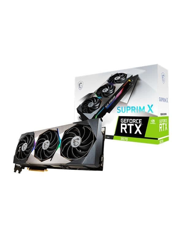 MSI GeForce RTX 3070 SUPRIM X 8GB GDDR6 Black / Silver image
