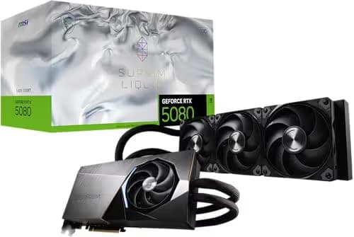 MSI GeForce RTX 5080 16G SUPRIM LIQUID SOC GDDR7 image