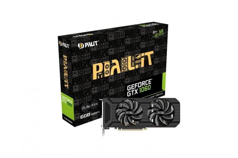 Palit Dual GeForce GTX 1060 6GB GDDR5 Black main image