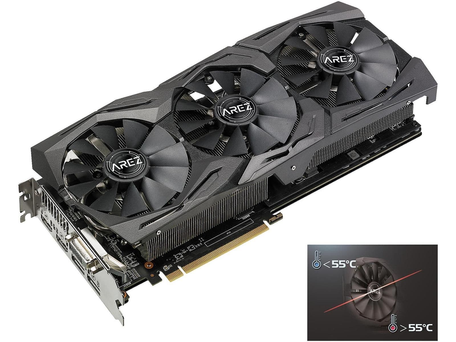 Asus AREZ STRIX OC Radeon RX 580 8GB GDDR5 Black main image